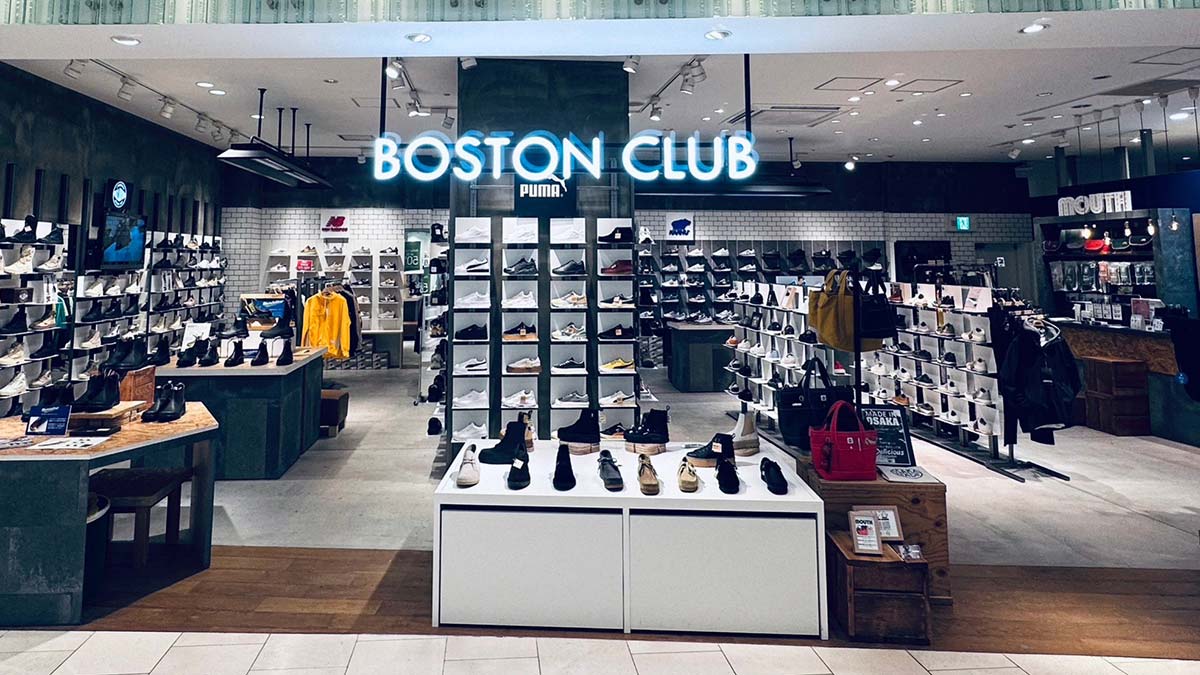 大阪天王寺、阿倍野の靴屋スニーカーショップBOSTONCLUB HOOP店