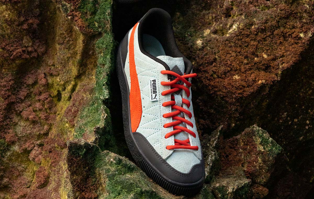  プーマ クライド ラバー パム PUMA CLYDE RUBBER PAM LIGHT AQUA-WARM EARTH メンズ スニーカー 390450-01