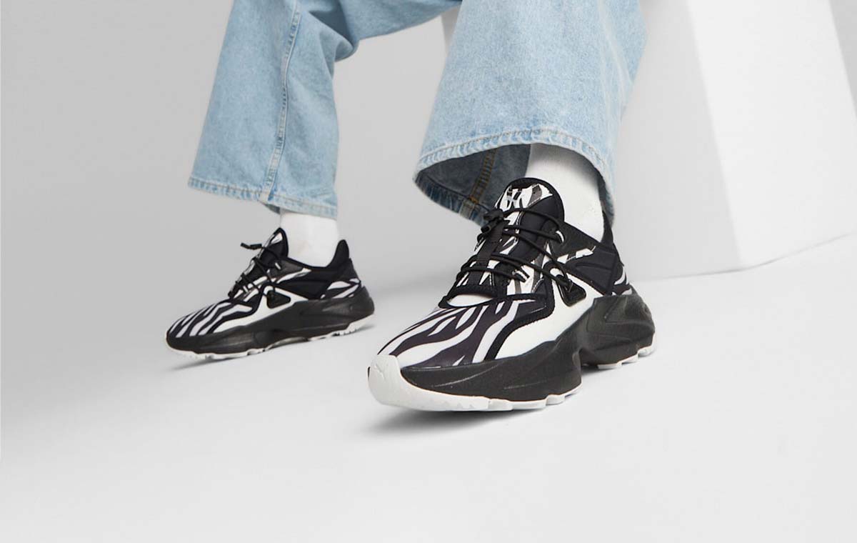 プーマ オーキッド サンダル アニマル ウィメンズ PUMA ORKID SANDAL ANIMAL WNS FEATHER GRAY レディース サンダル 390655-02