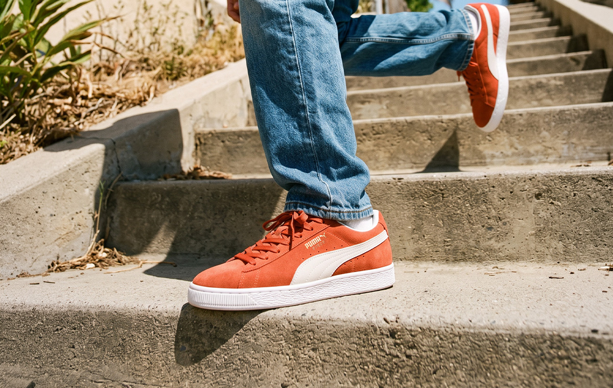 プーマ スウェード クラシック XXI PUMA SUEDE CLASSIC XXI Cayenne Pepper-PUMA White メンズ レディース スニーカー 399781-40