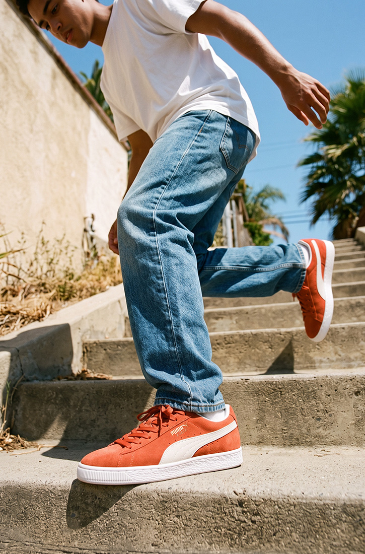 プーマ スウェード クラシック XXI PUMA SUEDE CLASSIC XXI Cayenne Pepper-PUMA White メンズ レディース スニーカー 399781-40