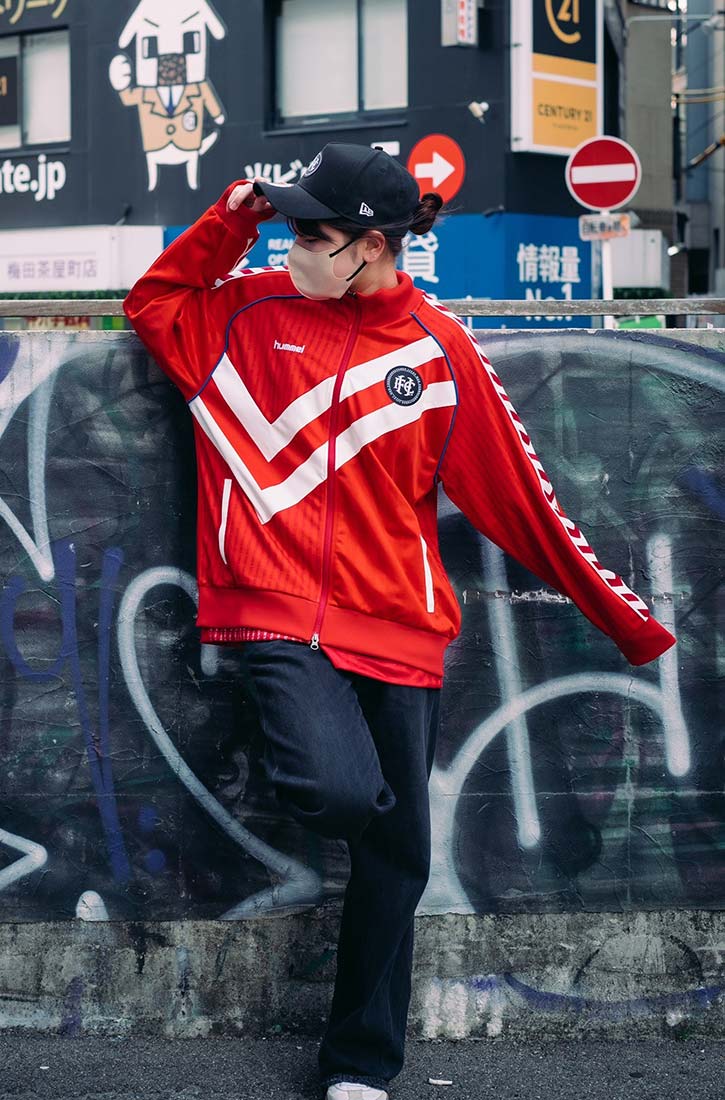 ヒュンメル H.FC トラックジャケット hummel DBUレッド メンズ ジャケット HAT2129-232