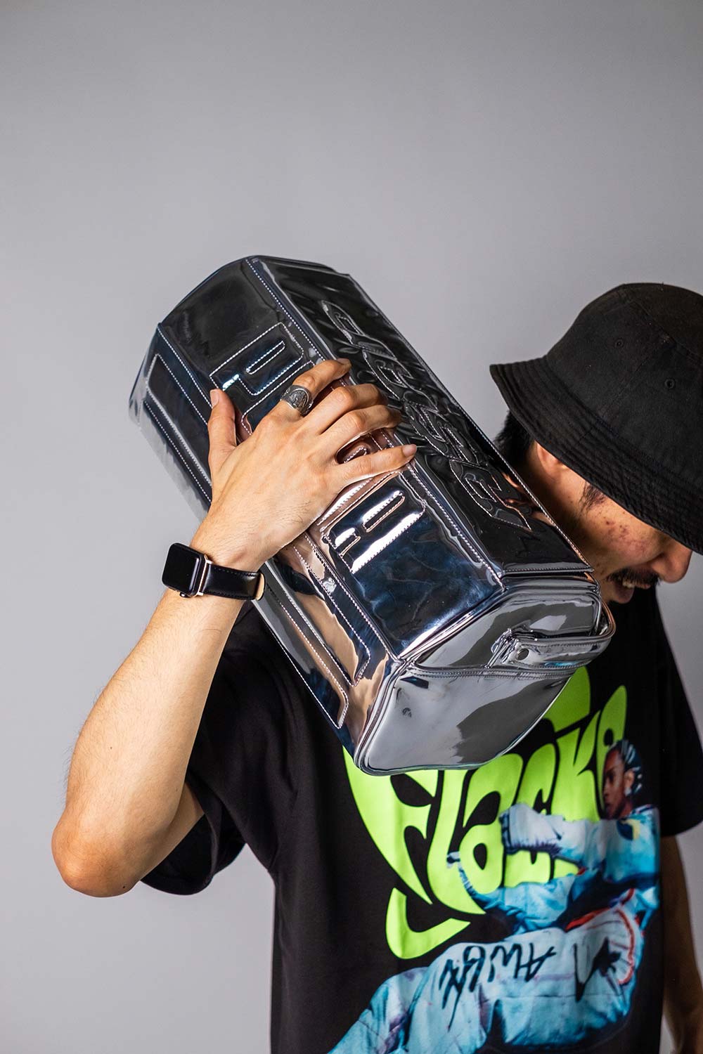 90s PUMA メッセンジャーバッグ ミリタリー y2k テック系 アーカイブ