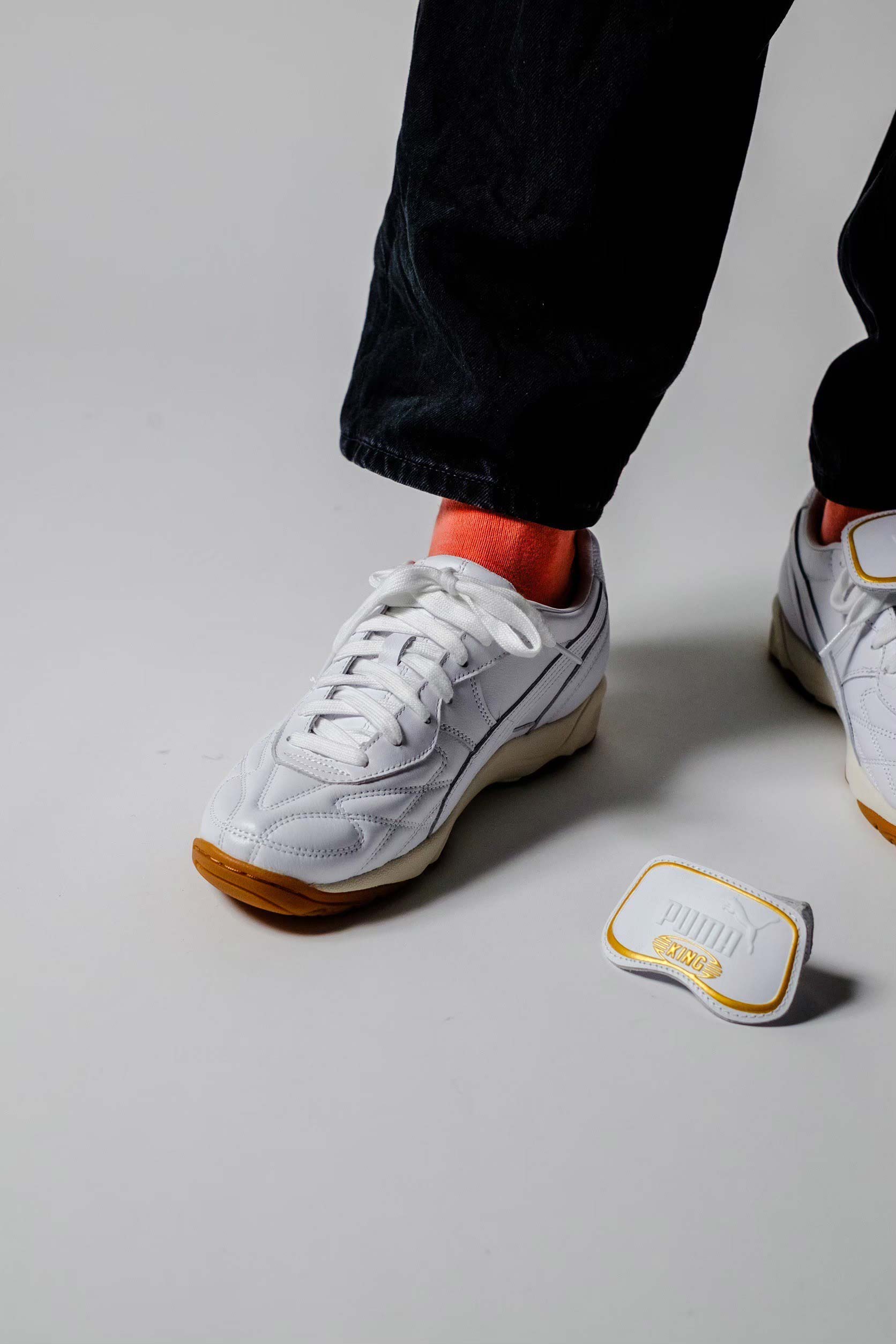 プーマ キング インドア PUMA KING INDOOR PUMA WHITE-FROSTED