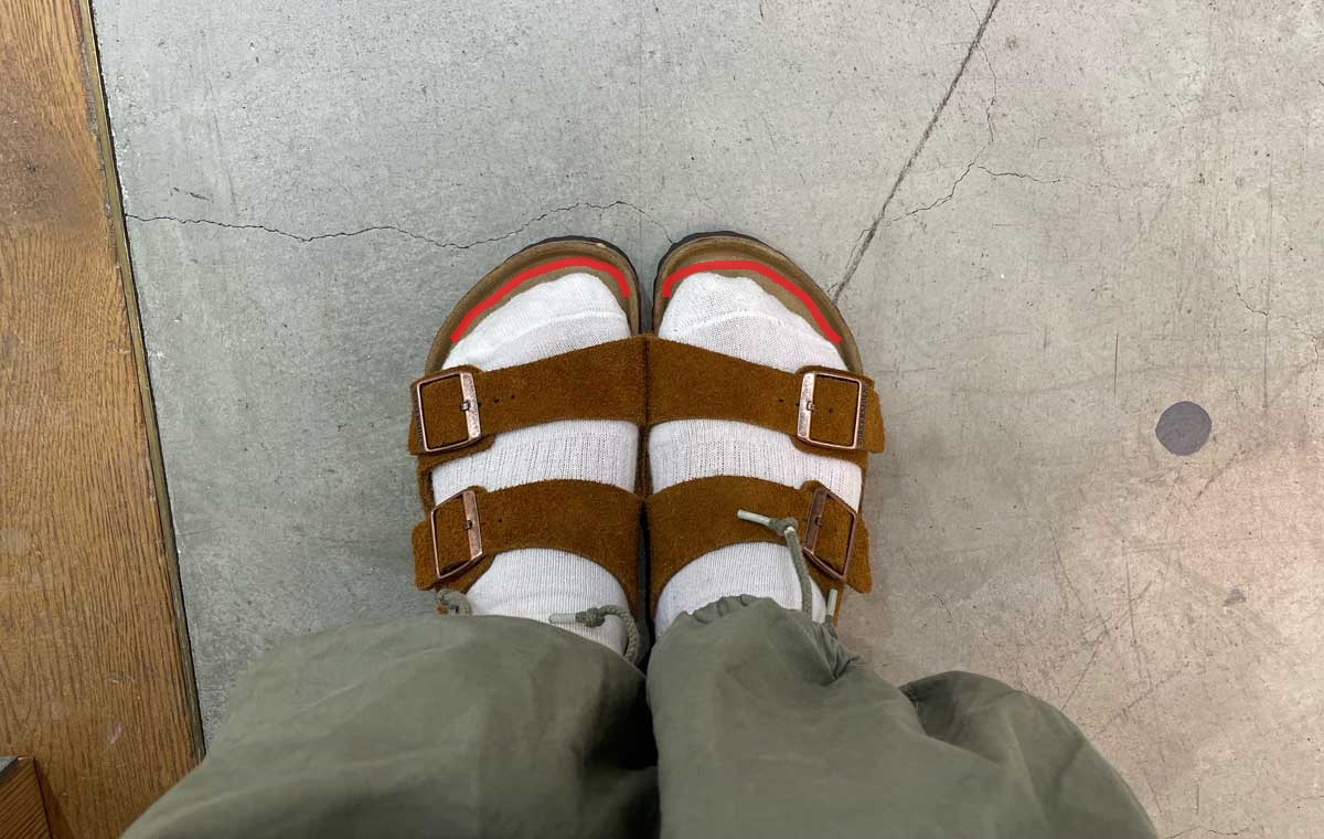 BIRKENSTOCK(ビルケンシュトック) サイズ感 サイズ選び サイズ感小さめ サイズ感大きめ