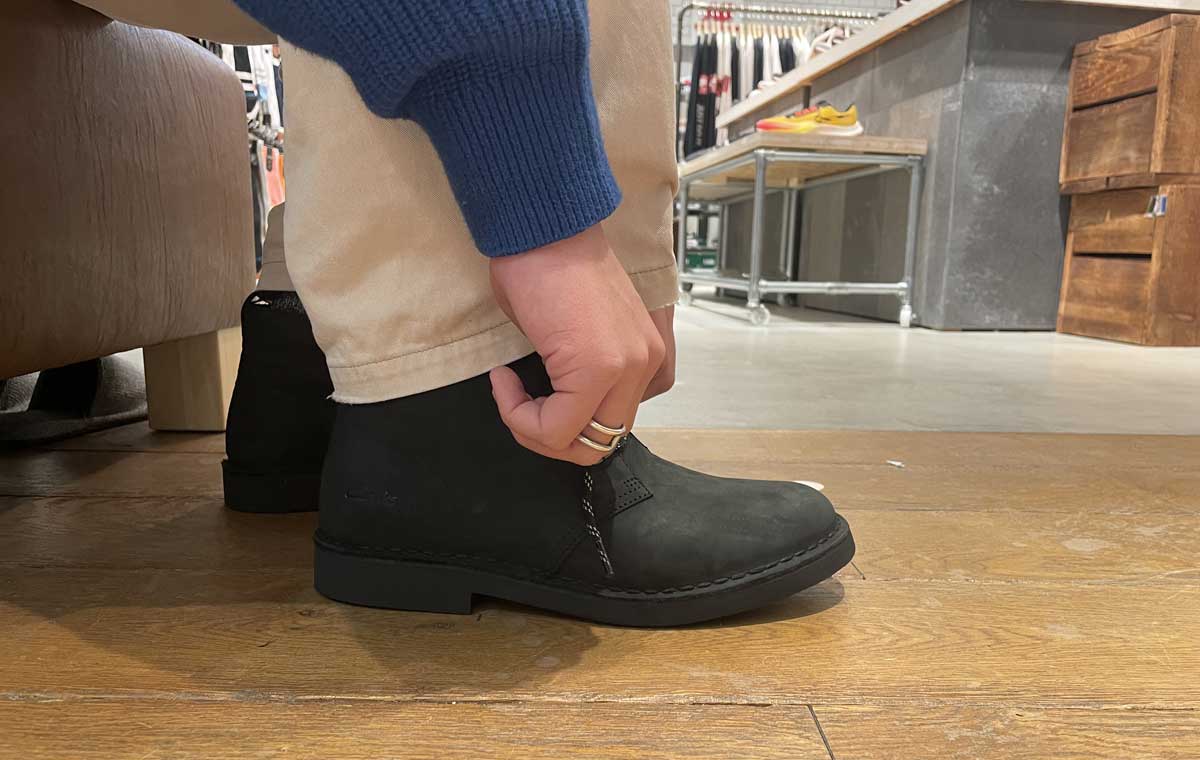 Clarks　クラークスサイズ感　大阪