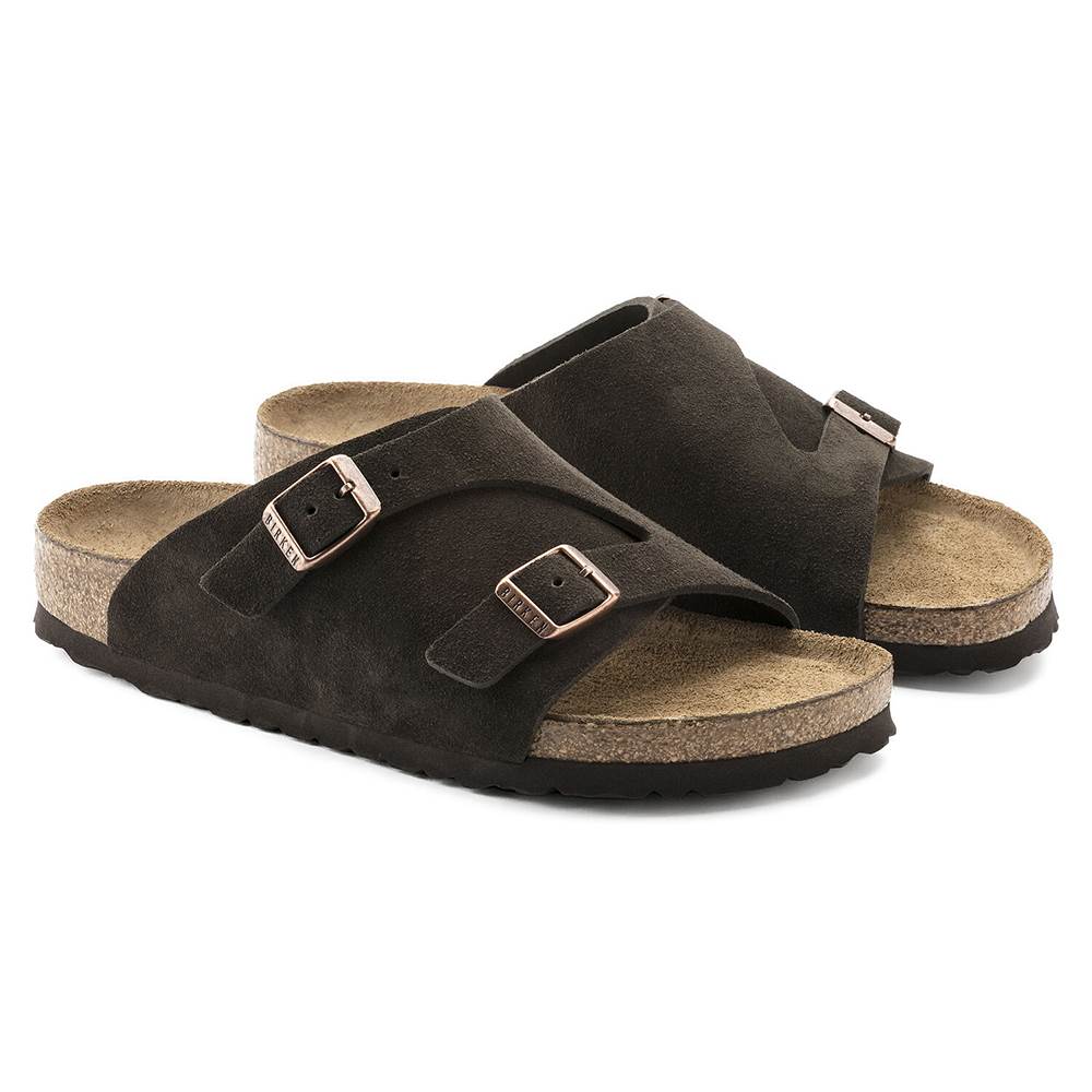 ビルケンシュトック チューリッヒ スエードレザー ソフトフットベッド BIRKENSTOCK Zurich SFB モか レディース サンダル ナロー幅 GC1009531