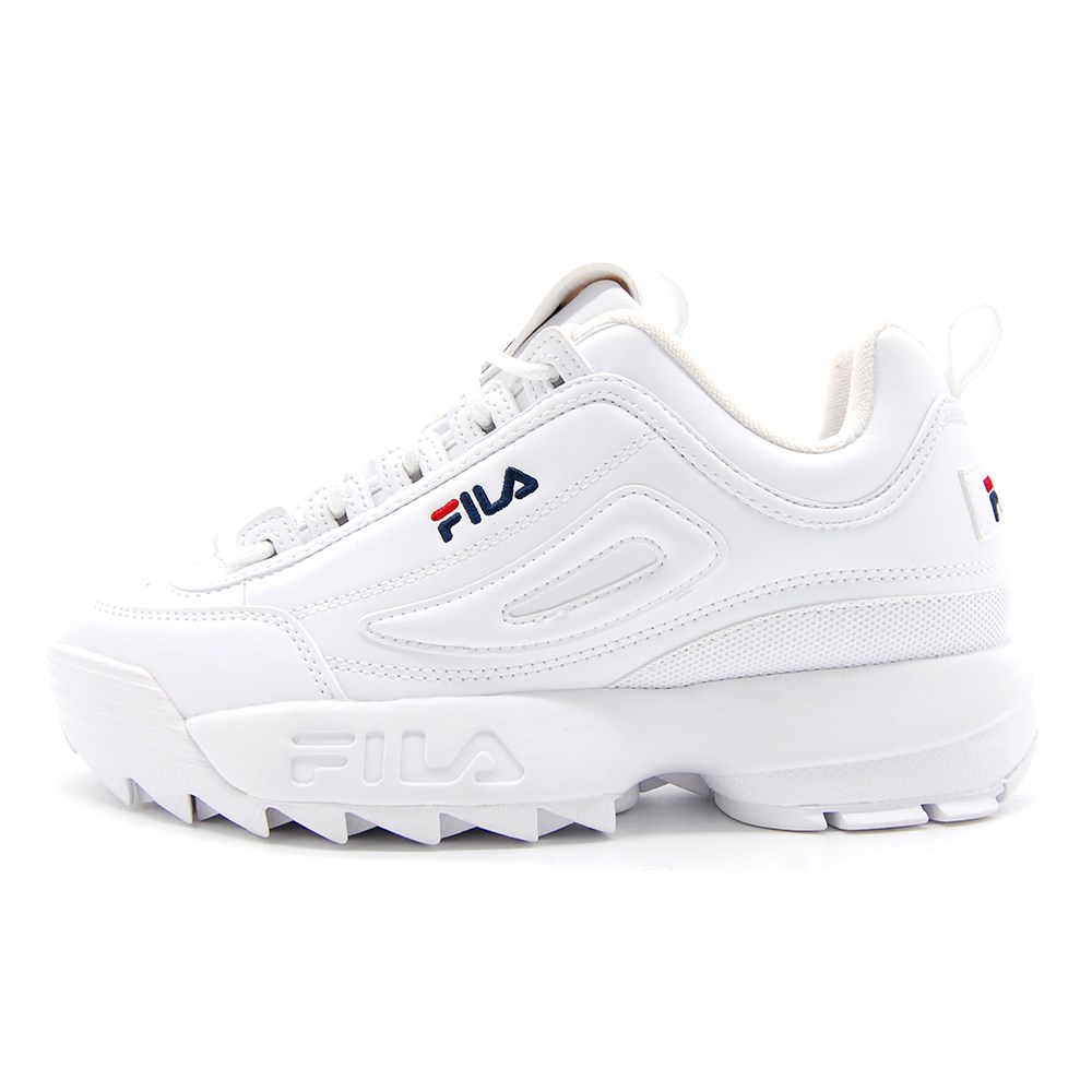 フィラ ディスラプター2 Fila Disruptor2 ホワイト Wwt メンズ レディース スニーカー 白 厚底 プラットフォーム F0215 1072 F0540 0001