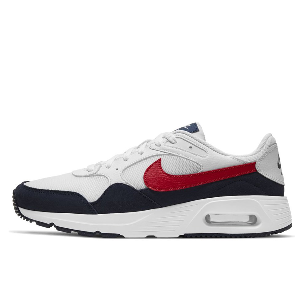 ナイキ エア マックス Sc Nike Air Max Sc White University Red Obsidian メンズ スニーカー Cw4555 103