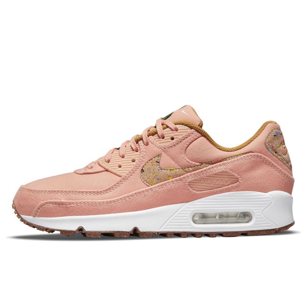 ナイキ エア マックス 90 Se Nike Air Max 90 Se アプリコットアゲート ウィート ホワイト ココナッツミルク ボルト レディース スニーカー サステナブル リサイクル Dd0384 800