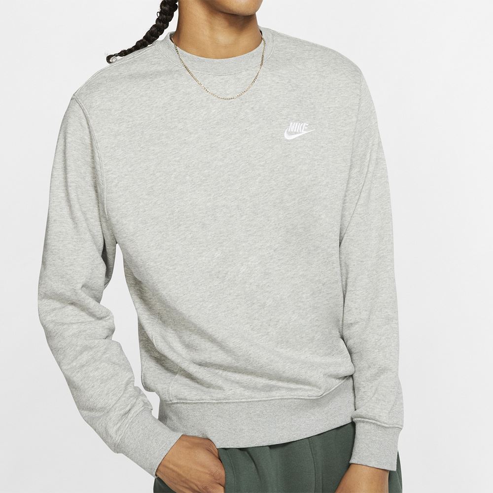 Nike ナイキ メンズ ウェア クラブ フレンチテリー クルー スウェット トレーナー スエット ダークグレーヘザー Bv2667 063 Nike ナイキ メンズ ウェア クラブ フレンチテリー クルー スウェット トレーナー スエット ダークグレーヘザー Bv2667 063