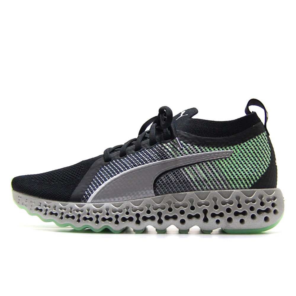 プーマ カリブレート ランナー Cs Puma Calibrate Runner Cs Puma Black Electro Green メンズ スニーカー 02 プーマ カリブレート ランナー Cs Puma Calibrate Runner Cs Puma Black Electro Green メンズ スニーカー 02