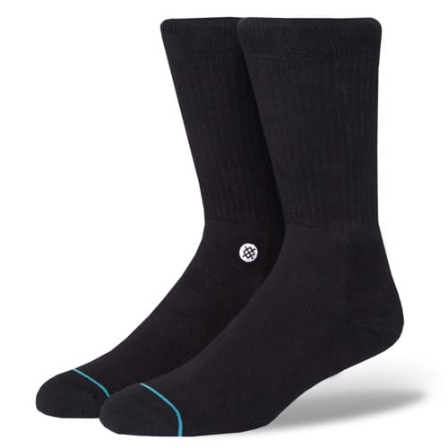 スタンス ソックス STANCE SOCKS 靴下 ICON BLACK/WHITE メンズ