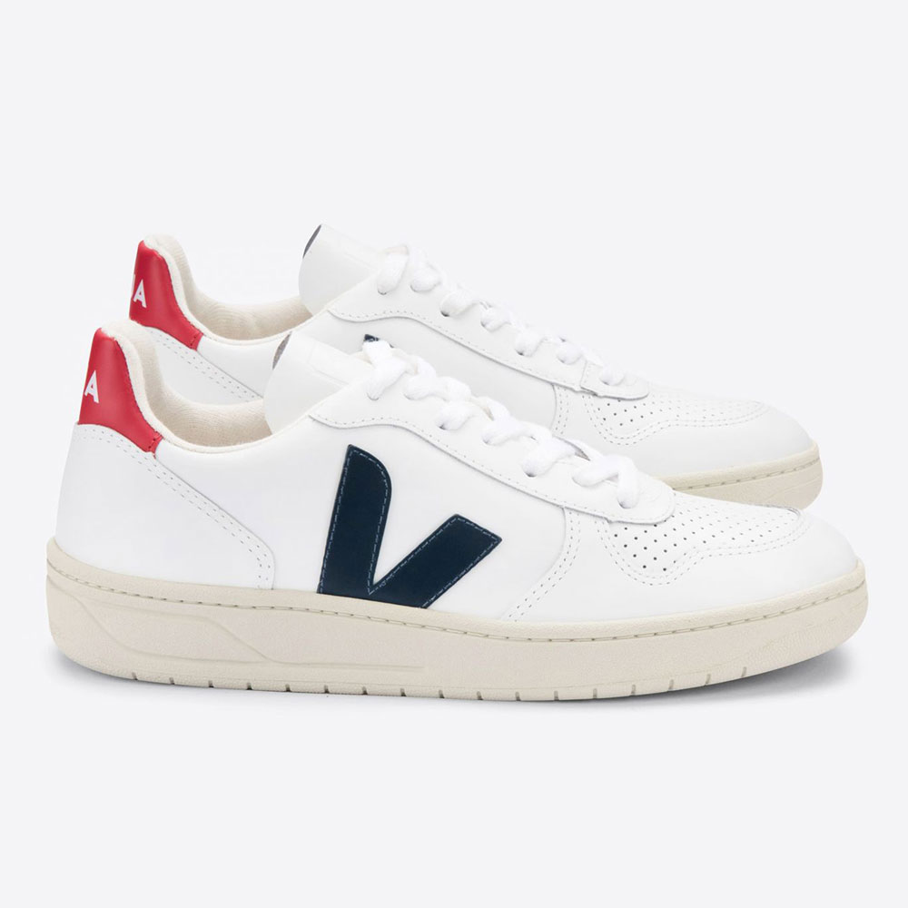 ヴェジャ V-10 レザー VEJA V10 LEATHER EXTRA WHITE メンズ